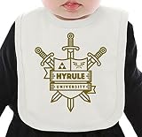 Hyrule University ネクタイを有する有機ビブ Medium
