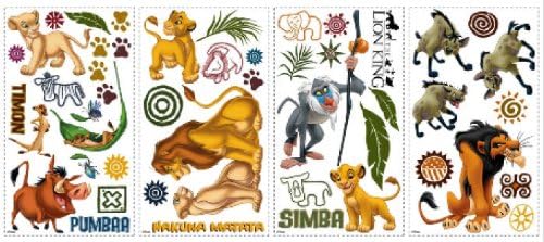 The Lion King Wall Stickers - Decals 48 pieces