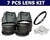 7 Pcs Kit for CANON REBEL T1I XT XS XSi XTi PowerShot G10 G11 G12 and NIKON ....