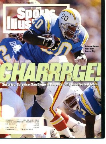 Sports Illustrated October 17 1994 Natrone Means/San Diego Chargers Cover, Martina Hingis, Miami/Florida State, Boston College/Notre Dame, Colorado State/Arizona, Kentucky Blues, John Elway/Denver Broncos, Tiger Woods/World Amateur Team Championship