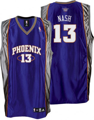 Steve Nash Purple adidas NBA Authentic Phoenix Suns Jersey