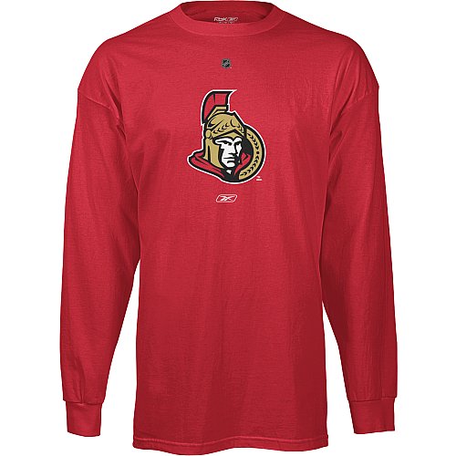 Reebok Ottawa Senators Primary Logo Long Sleeve T-shirt - Ottawa Senators XX Large