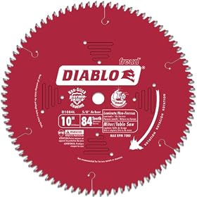 Freud D1084L 10-Inch Diameter 84t TCG with 5/8-Inch Arbor