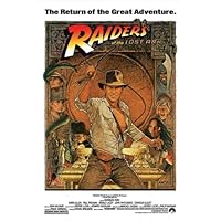 Indiana Jones - Raiders Of The Lost Ark - Movie Poster (1982 Re-Release) (Size: 24 x 36)