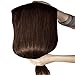 S-noilite Clip in Hair Extensions Real Human Hair 16 Inch Medium Brown Hair Extensions Remy Human Hair Clip In For Women Natural Straight Double Weft 8PCS 130g #4