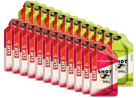 Shot Energy Gel Citrus 12 Count / Strawberry 12 Count (24 Total)