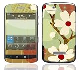 Asian Flower Design Decal Skin Sticker for the BlackBerry Storm 9530 9500 Cell Phone