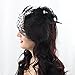 Always a Lady Womens Fascinator Hat Hair Clip for Derby Party Funeral Polka Dot Veil