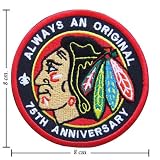 3pcs Chicago Blackhawks Logo 2 Embroidered Iron on Patches Kid Biker Band Appliques for Jeans Pants Apparel Great Gift for Dad Mom Man Women Free Shipping From Thailand - High Quality Embroidery Cloth & 100% Customer Satisfaction Guarantee