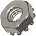 Grade 2 18-8 Stainless Steel Lock Nut, UNF 2B Threads, #10-32 Thread Size, 15/16" Width Across Flats, Pack Of 100