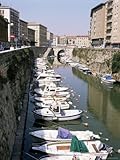 IMAGE OF Canals Intersect the City, Livorno (Leghorn), Tuscany, Italy Premium Photographic Poster Print by Walter Rawlings, 12x16