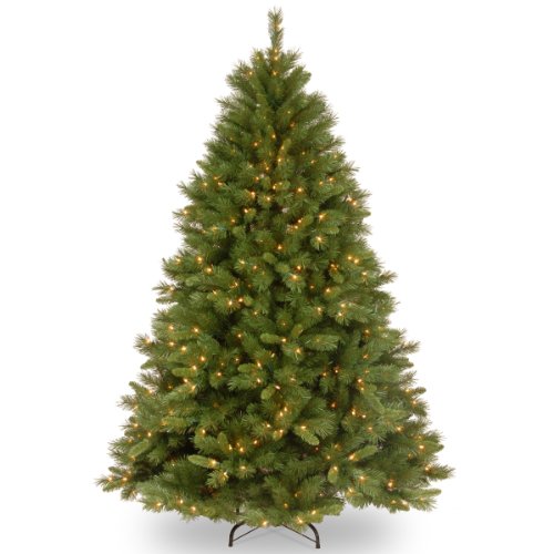 National Tree (WCH7-300-75) Winchester Pine Hinged Tree with 500 Clear Lights, 7-1/2-Feet On Sale