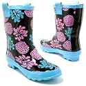 New Womens Short Festival Wellies Wellington Boots Sz 3-8