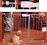 Extra Wide Walk-Thru Pet Gate, 29 - 52 W x 31 H Color: Platinum