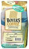 Boyer's Coffee Hazelnut (Ground), 16-Ounce Bags (Pack of 2)