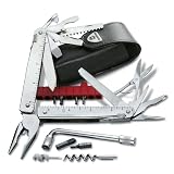 Victorinox SwissTool CS Plus in Lederetui, 38 Funktionen, silber, Edelstahlvon "Victorinox"