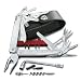 Victorinox SwissTool CS Plus in Lederetui, 38 Funktionen, silber, Edelstahl