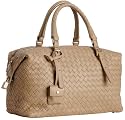 Bottega Veneta Montaigne Woven Camel Leather Duffel 173398/V00A2/2640