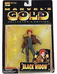 Toy: Black Widow Marvels Gold Collectors Edition by Toy Biz - Toy Biz