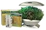 AeroGarden 2490-21S 2490-21S Classic 7-Pod Indoor Gardening System with Herb 'n Serve Dressing Mixer and Herb Chef Seed Kit, Silver