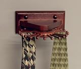 Carousel Tie Rack, Dark Cherry
