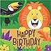 Jungle Safari Happy Birthday Napkins, 48 ct