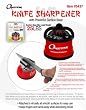 Quarrow Knife Sharpener with Powerful Suction Base