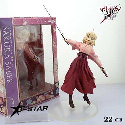 Flying Cola 9" Fate Stay Night Fate/Extra Koha-Ace Sakura Saber Boxed 22Cm Pvc Action Figure Collection Model Doll Toy