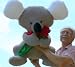 BIG 26 STUFFED KOALA HOLDING RED ROSE - PLUSH JUMBO STUFFED ANIMAL - AMERICAN MADE IN THE USA AMERICA