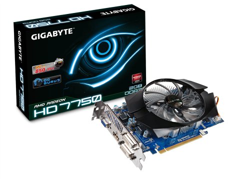 Gigabyte AMD Radeon HD 7750 2GB DDR3 2x DVI-D/HDMI/D-SUB PCI-Express 3.0 Graphics Card GV-R775OC-2GI On Sale