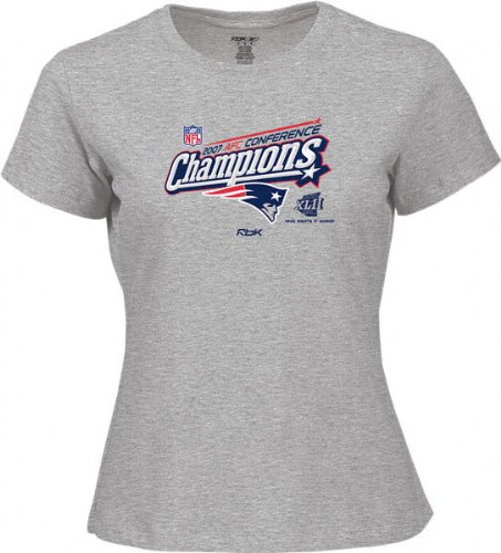 Buy New England Patriots 2007 AFC Conference Champions Ladies Locker Room Tee