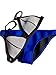 2015 New Women Neoprene Bikini Mesh Triangle Top with Bottom Bathing Suit Swimsuit Blue Medium