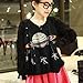 Etosell Women Harajuku Style Saturn Astros T-shirt Raglan Crewneck Long Sleeve