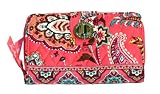 Vera Bradley Turn Lock Wallet Wallet in Call Me Coral