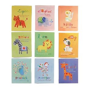 Two's Company Anti-Mates Animal Prints, Set of 9 by Two's Company