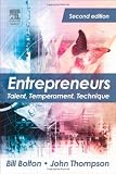 Entrepreneurs: Talent, Temperament, Technique
