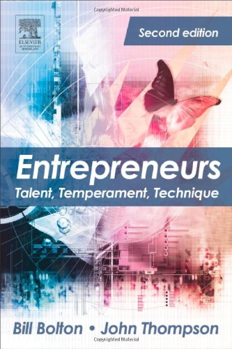 Entrepreneurs: Talent, Temperament, Technique