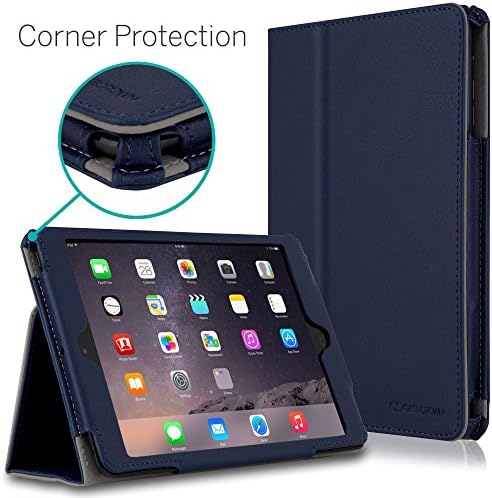 [CORNER PROTECTION] CaseCrown Bold Standby Pro Case (Blue) for Apple iPad mini / iPad mini with Retina Display with Sleep/Wake, Hand Grip, Corner Protection, &amp; Multi-Angle Viewing Stand