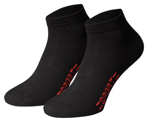 8 Paar Sneakersocken mit Schriftzug Sport.