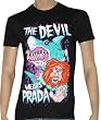 THE DEVIL WEARS PRADA - Shark ' Fro - Black T-shirt