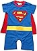 Boys Superman Romper With Removable Cape Superman
