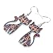 Acrylic Drop Cat Earrings Pets Funny Design 7 Color Lovely Gift For Women By The Bonsny (Multi)