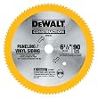 DEWALT DW9153  6-1/2-Inch 90 Tooth Paneling and Vinyl Cutting Saw Blade with 5/8-Inch Arbor
