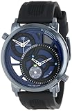 Stuhrling Original Mens 503.33X66 Symphony Eclipse Horizon Swiss Quartz Dual Time Blue Watch
