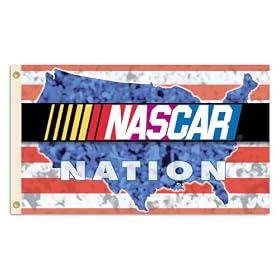 NASCAR Nation 3 Ft. X 5 Ft. Flag w/Grommets