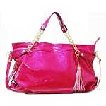 Steve Madden Pink Leather Handbag Fuschia Satchel or