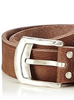 Cross Jeans Cinturón Piel (Marrón Oscuro)
