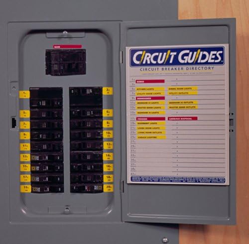 Circuit Guides are Adhesive Labels to Help You Easily Identify Circuit-breaker Switches. Deluxe Kit.