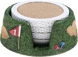 Gift Set Hole In One w/4 Coasters Themed Coaster Gift Sets - Style GSC010
