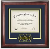 University of Michigan Wolverines Spirit Diploma Frame